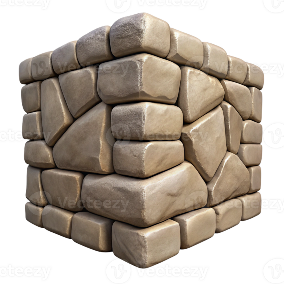 extraordinary abstract Stone Wall Corner Isolated with Vines exclusive png