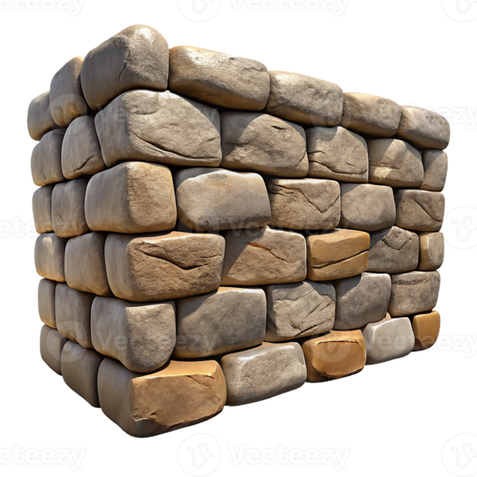 impressive creative Stone Wall Rough Texture Transparent Background high quality png
