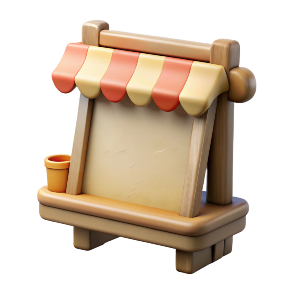 magnificent contemporary Street Food Sign Blank Canvas Cutout Element original png