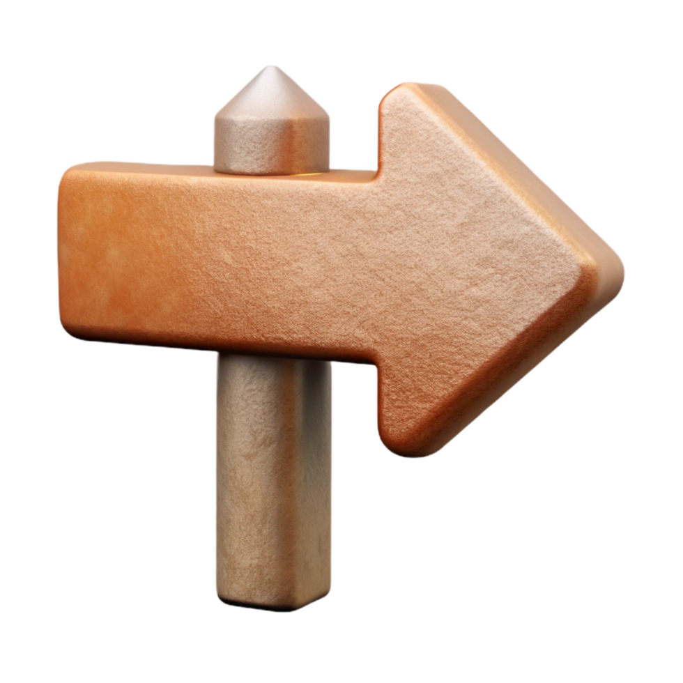extraordinary minimalist Street Sign Arrow Right Isolated genuine png
