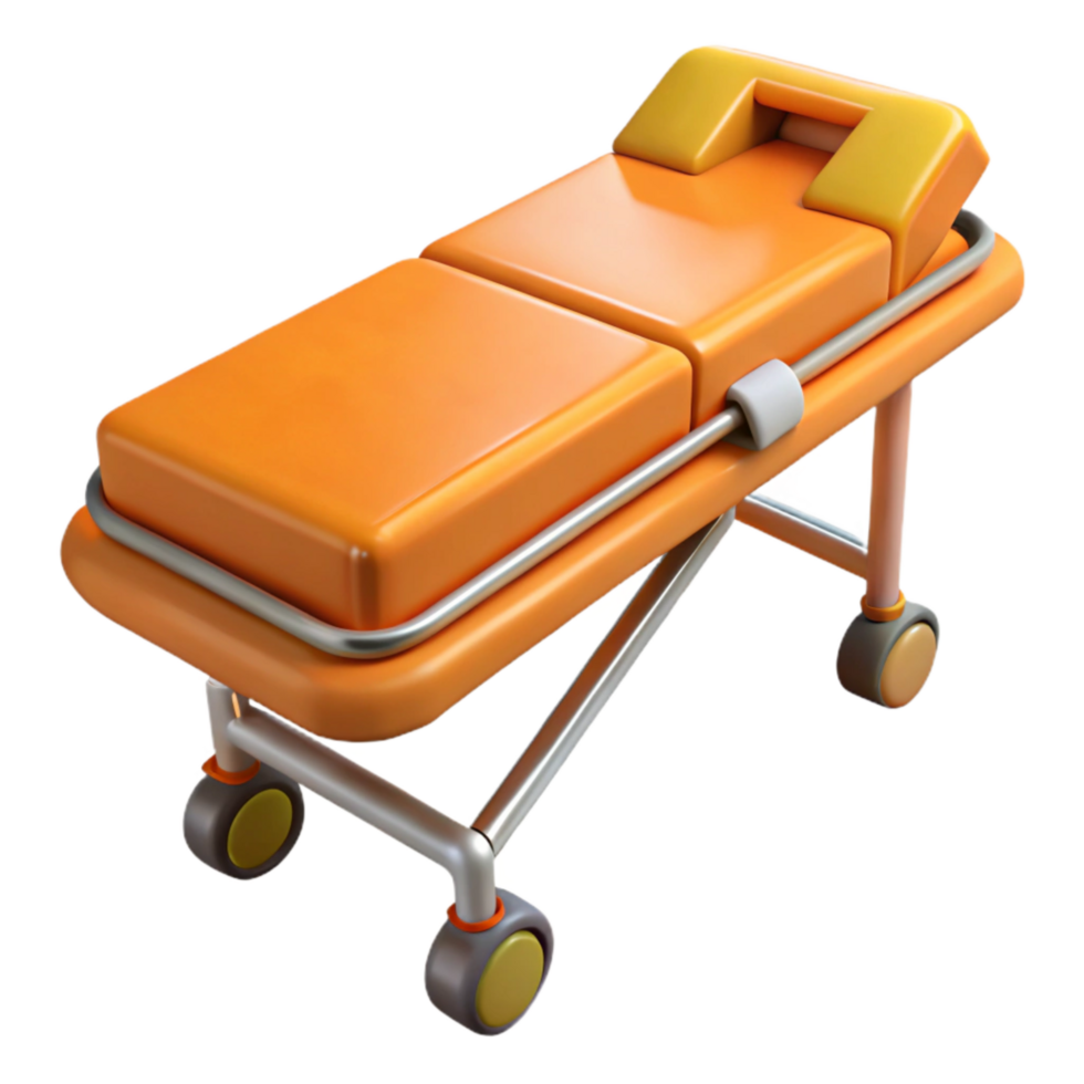 wonderful rustic Stretcher Orange with Adjustable Height Cutout genuine png