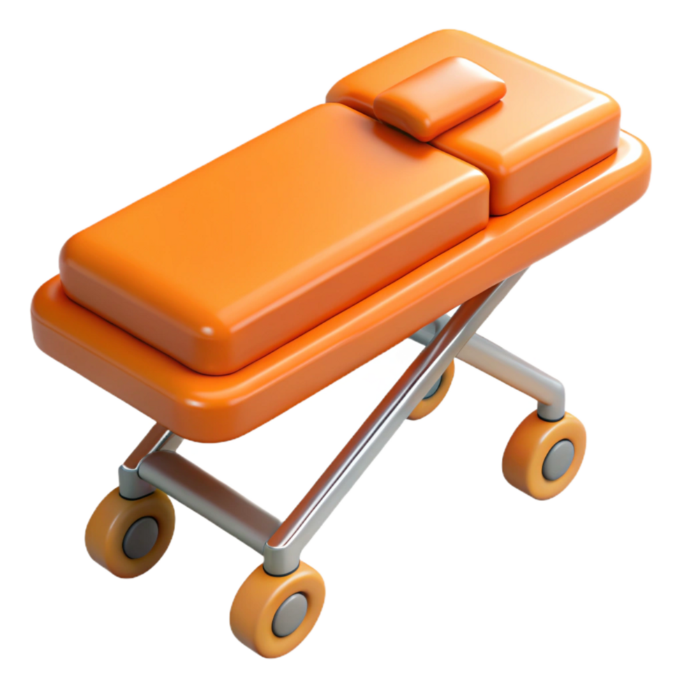 elegant classic Stretcher Orange with Adjustable Height Cutout exclusive png