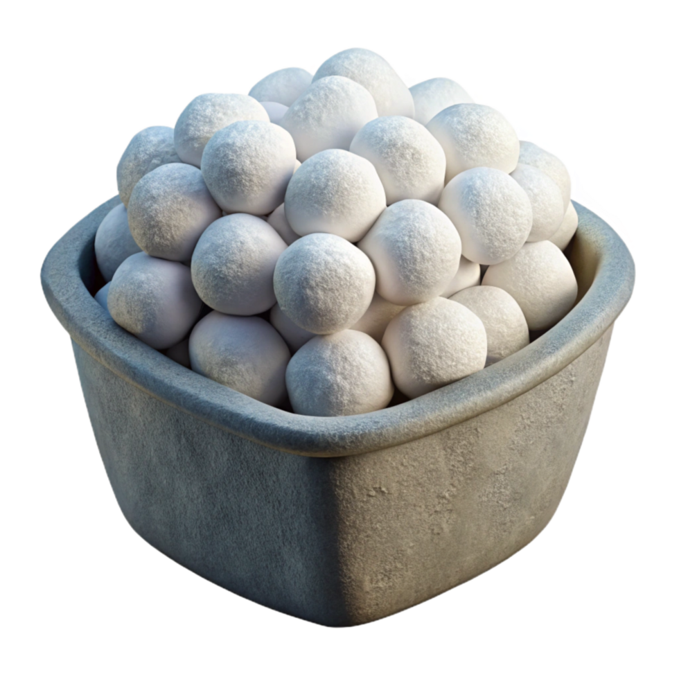 serene abstract Styrofoam Packing Peanuts Isolated Cutout premium png
