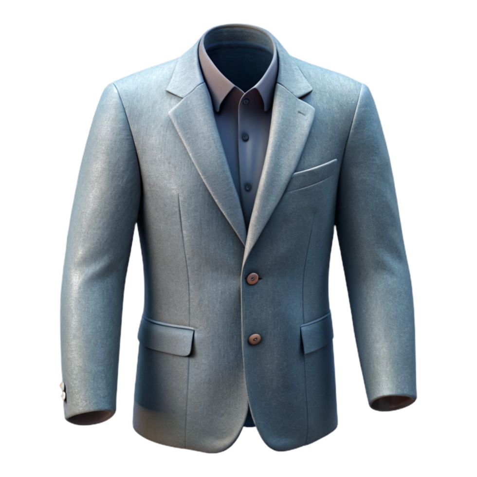 wonderful contemporary Suit Jacket Gray Formal Isolated on Transparent Background professional png