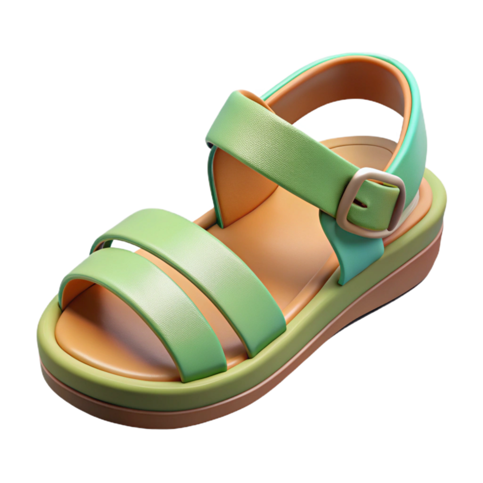 impressive contemporary Summer Sandals with Ankle Strap Isolated exclusive png