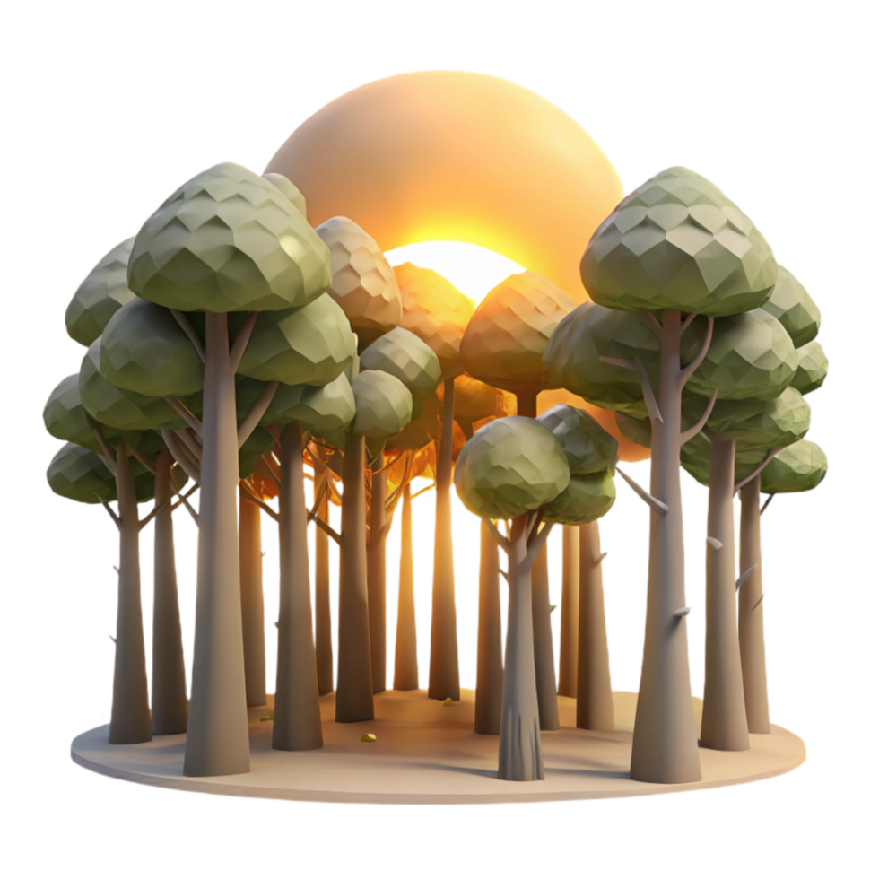 impressive classic Sunlight Filtering Through Trees Forest Isolated high quality png