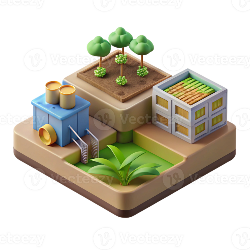 extraordinary classic Sustainable Urban Farming Techniques Diagram Transparent Background original png