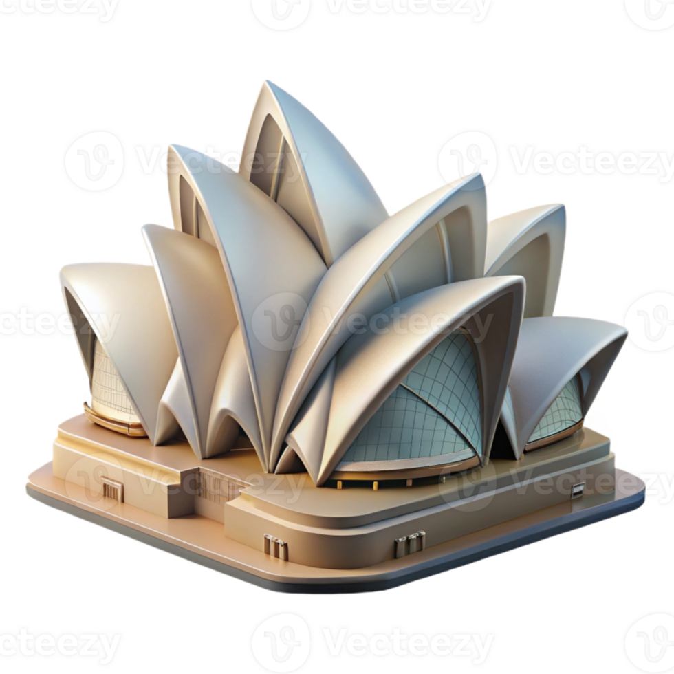 magnificent rustic Sydney Opera House Unique Architecture Transparent Background original png