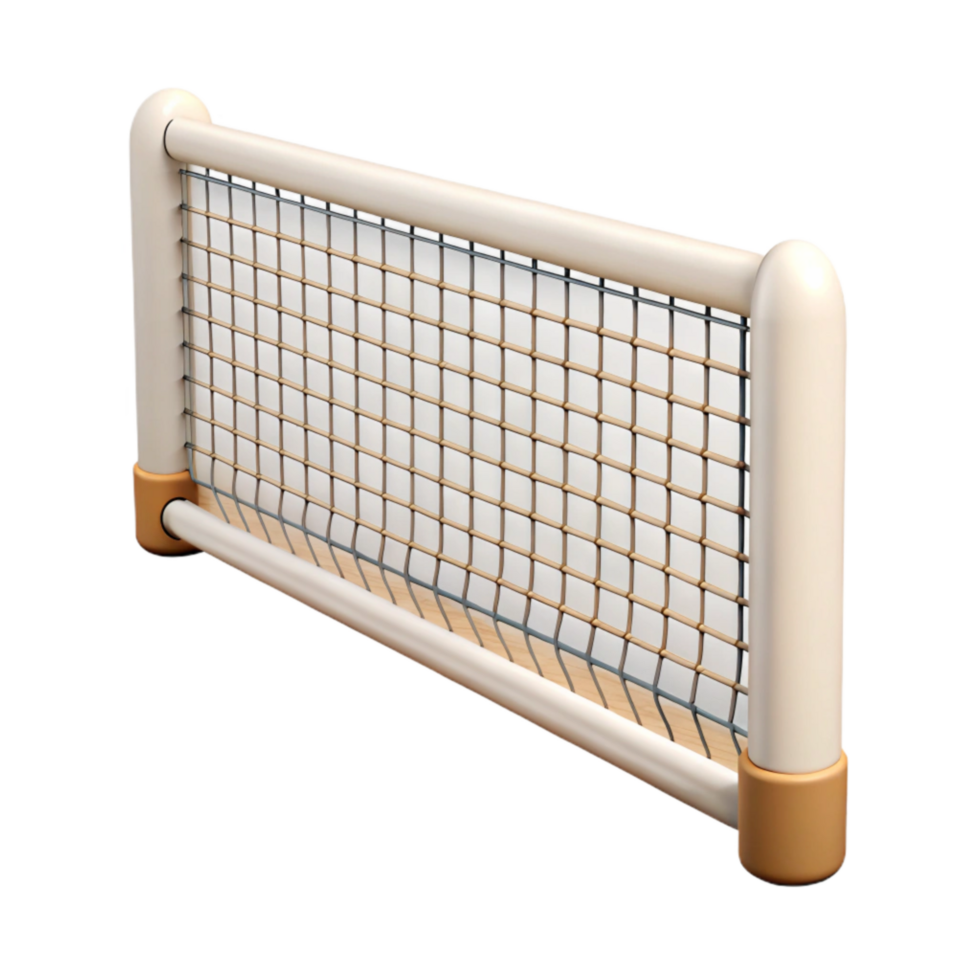 serene abstract Tennis Net White Lines Visible Isolated Cutout exclusive png