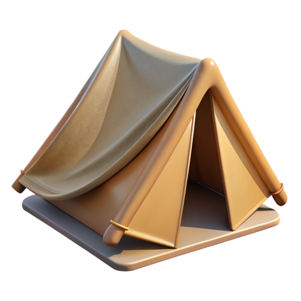 extraordinary traditional Tent Camping Shelter Isolated Simple Design high resolution png