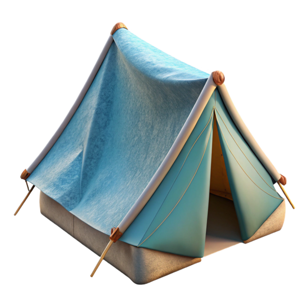 wonderful classic Tent with Rainfly Attached Transparent Background authentic png