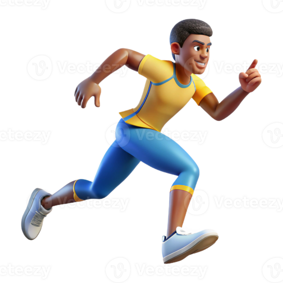 beautiful modern Track Runner Sprinting Finish Line Transparent png