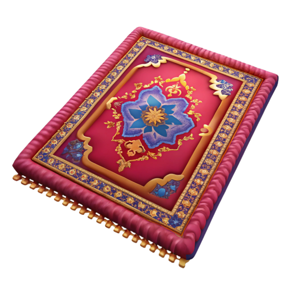 wonderful contemporary Traditional Rug Oriental Pattern Cutout with Bright Colors high resolution png