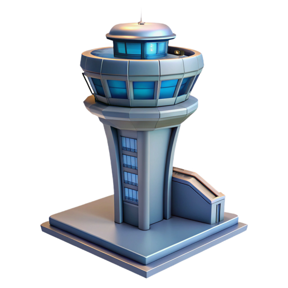 wonderful traditional Transparent Background Futuristic Airport Terminal Isolated genuine png