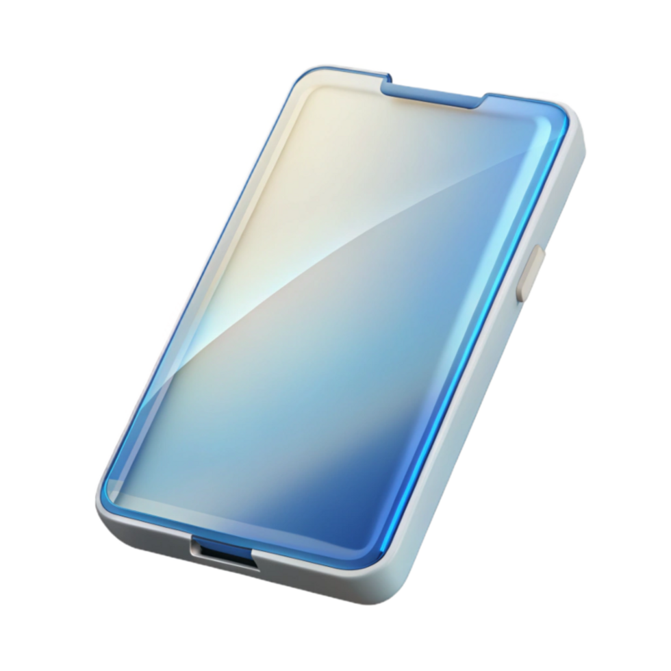 elegant rustic Transparent Screen Protector Application Isolated Element png