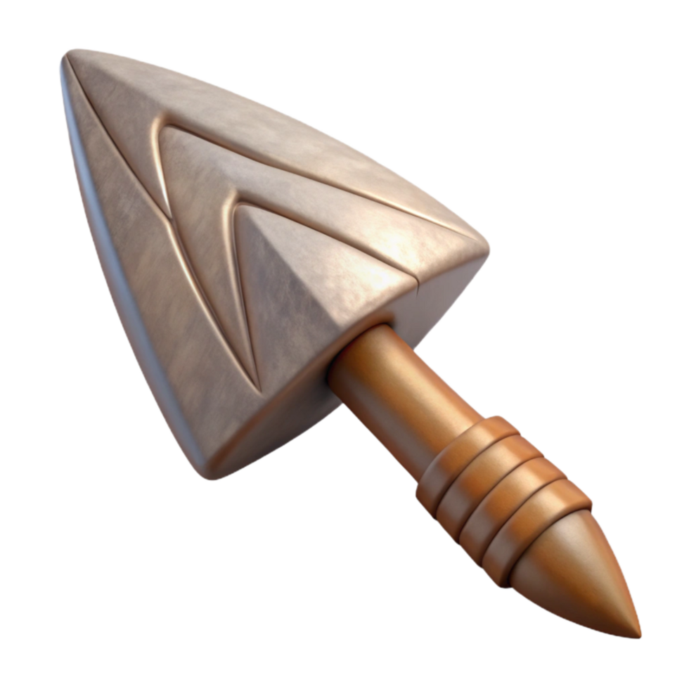 vibrant traditional Tribal Arrowhead Isolated Element high resolution png