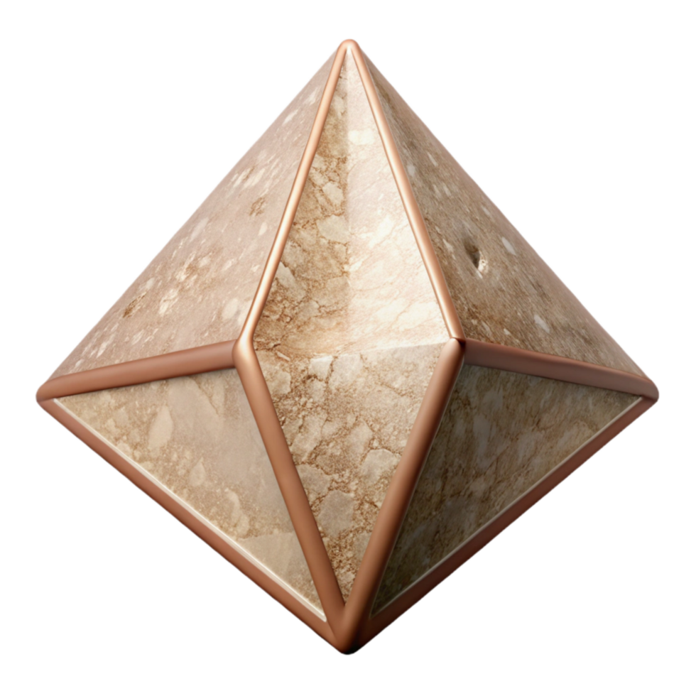 magnificent rustic Triangular Prism Shaped Packaging Transparent Background professional png