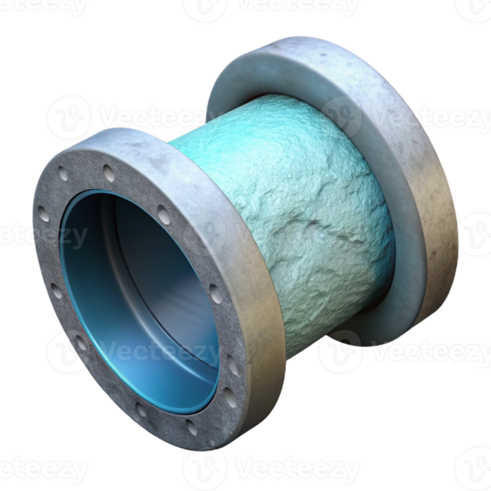 extraordinary modern Underwater Pipeline Joint Seal Isolated with Waterproofing Material original png