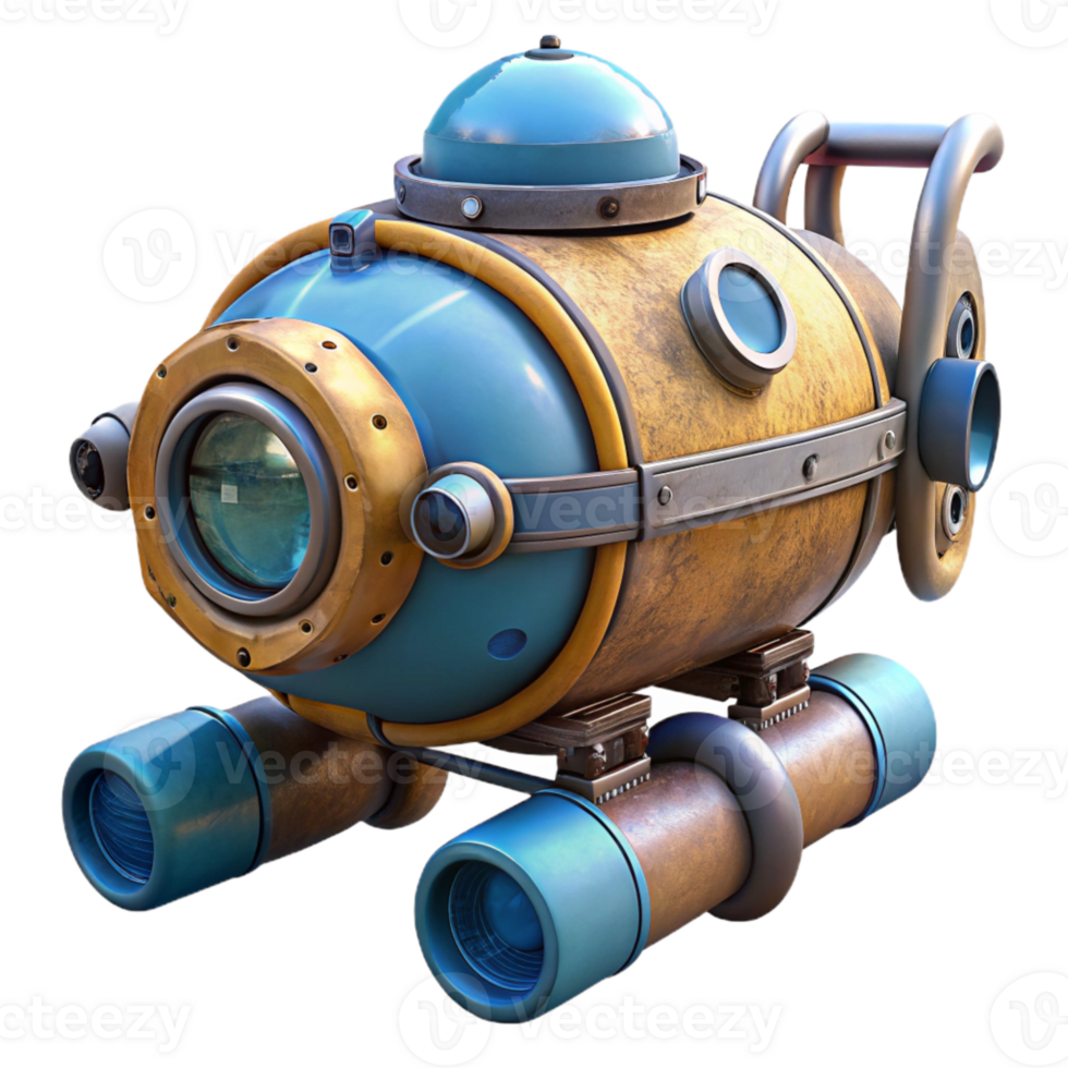 extraordinary classic Underwater Pipeline Inspection Robot Transparent Background authentic png
