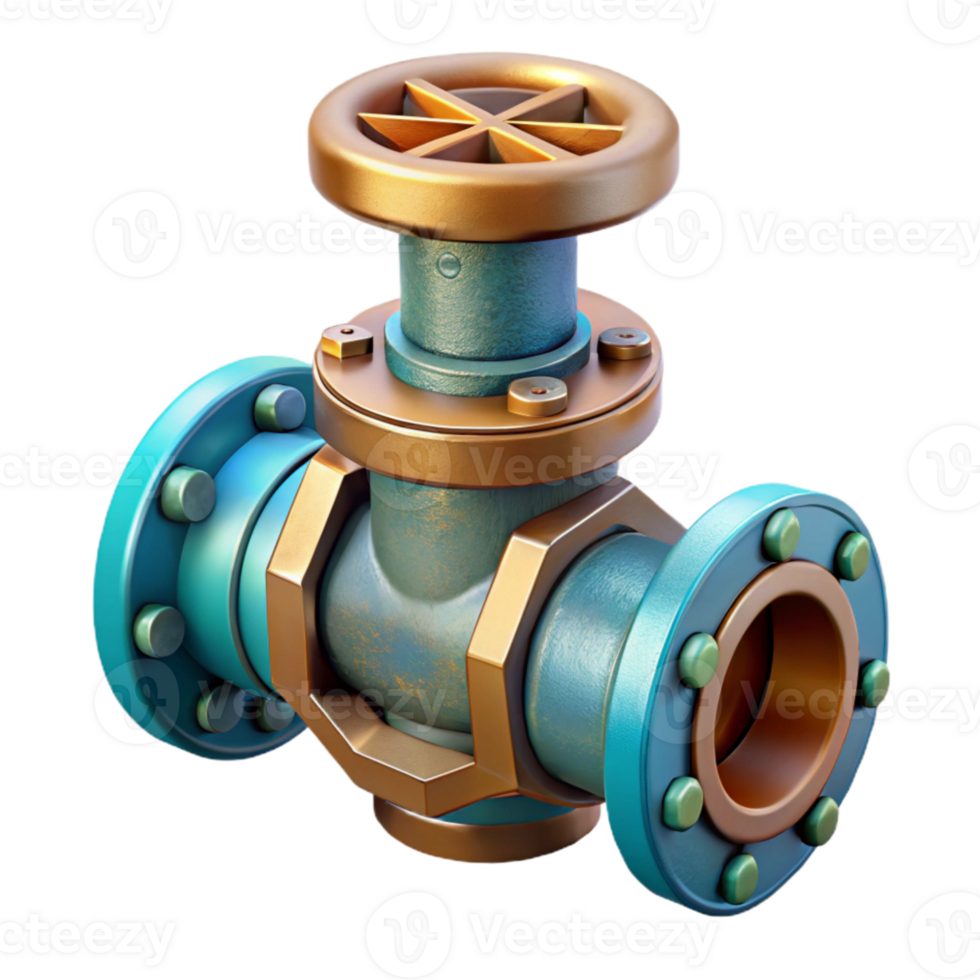 impressive contemporary Underwater Pipeline Valve Cutout with Control Mechanism authentic png