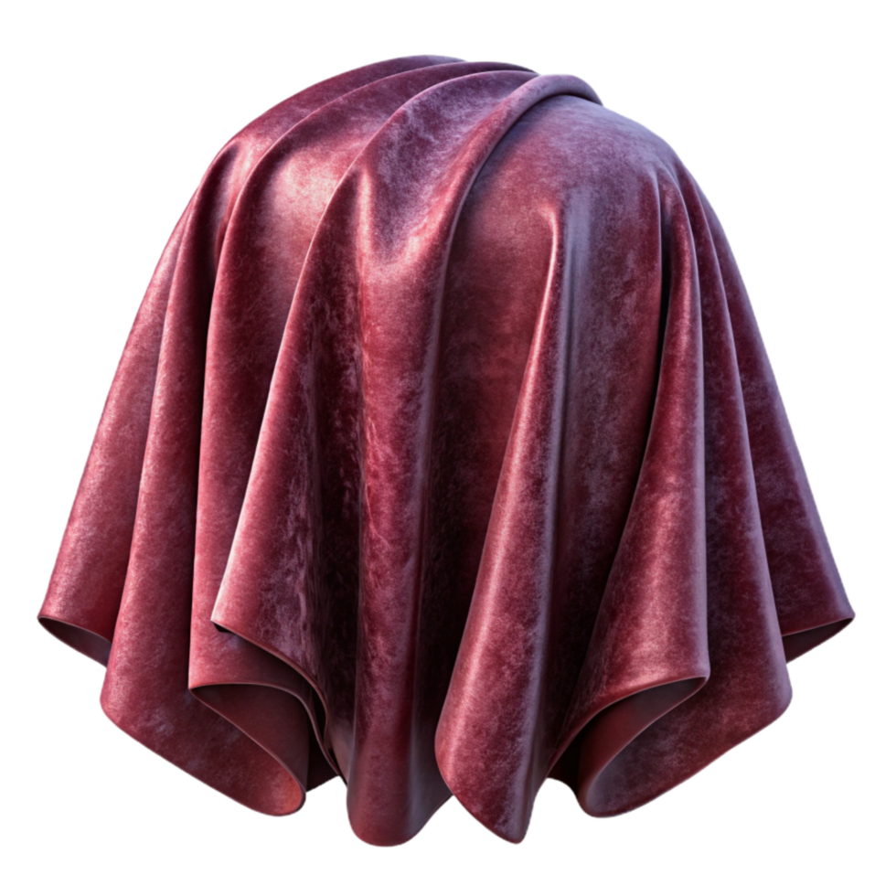 vibrant creative Velvet Fabric Texture Background Isolated premium png