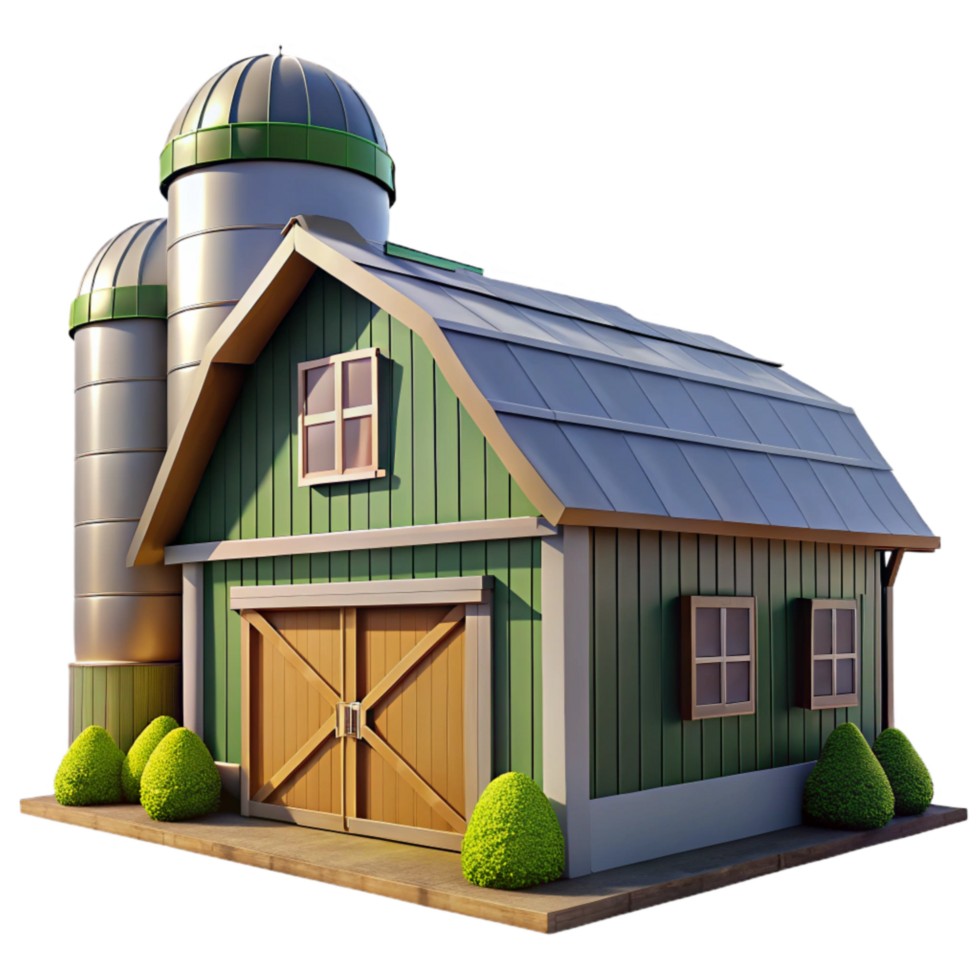 elegant artistic Vertical Farm Building Exterior Transparent Background premium png