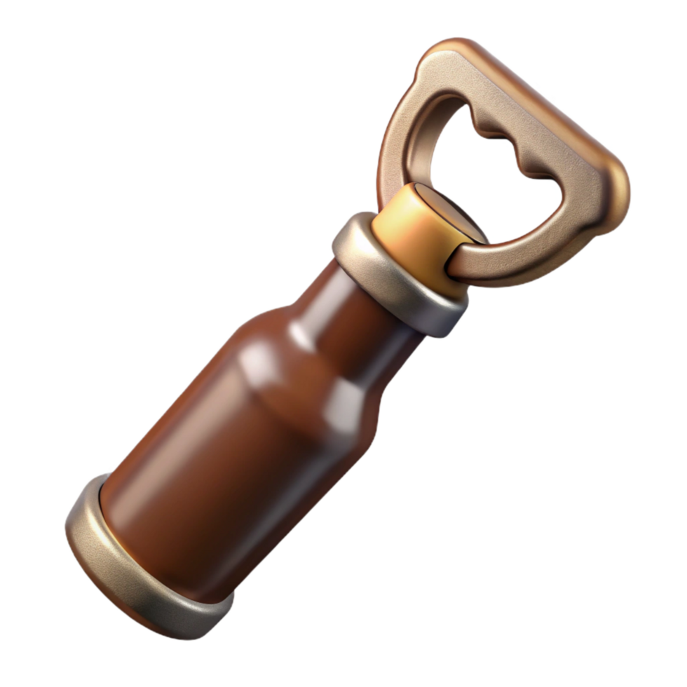 stunning abstract Vintage Beer Bottle Opener Transparent Background high resolution png