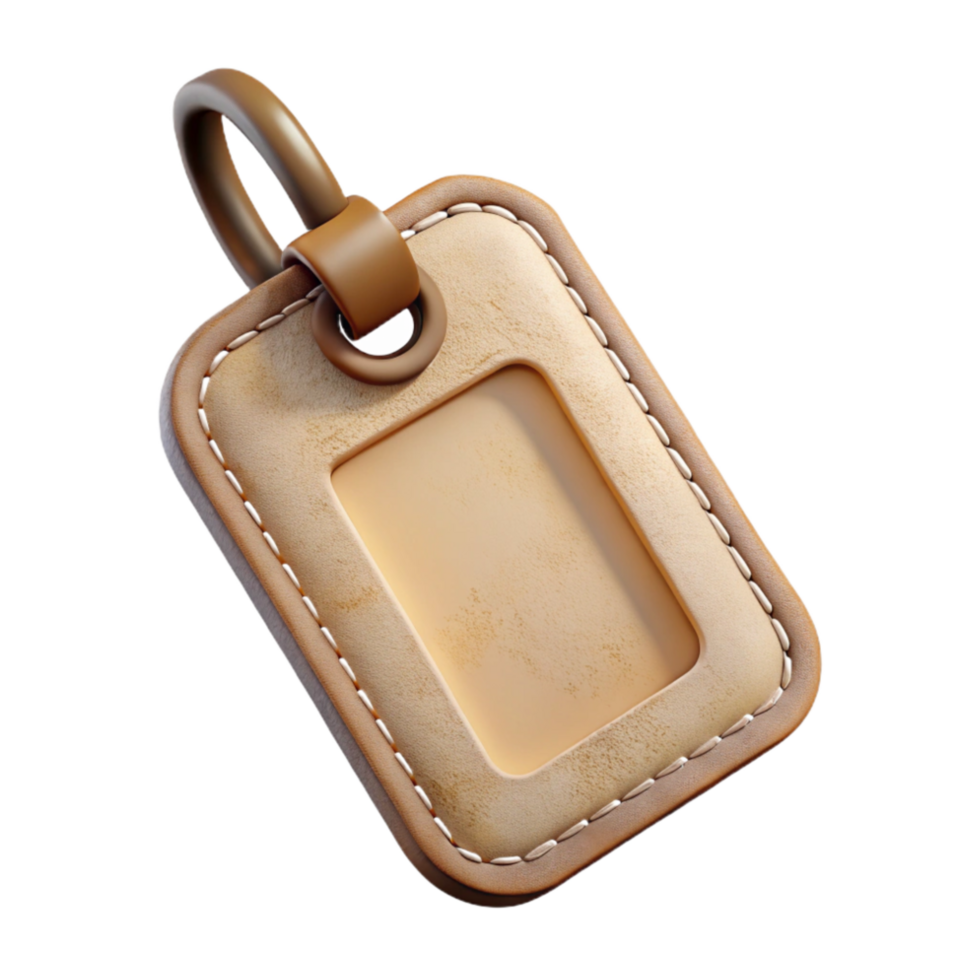 dramatic vintage Vintage Luggage Tag with Rope Isolated Element original png