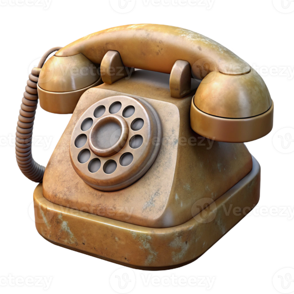 elegant abstract Vintage Telephone Rotary Dial Cutout exclusive png