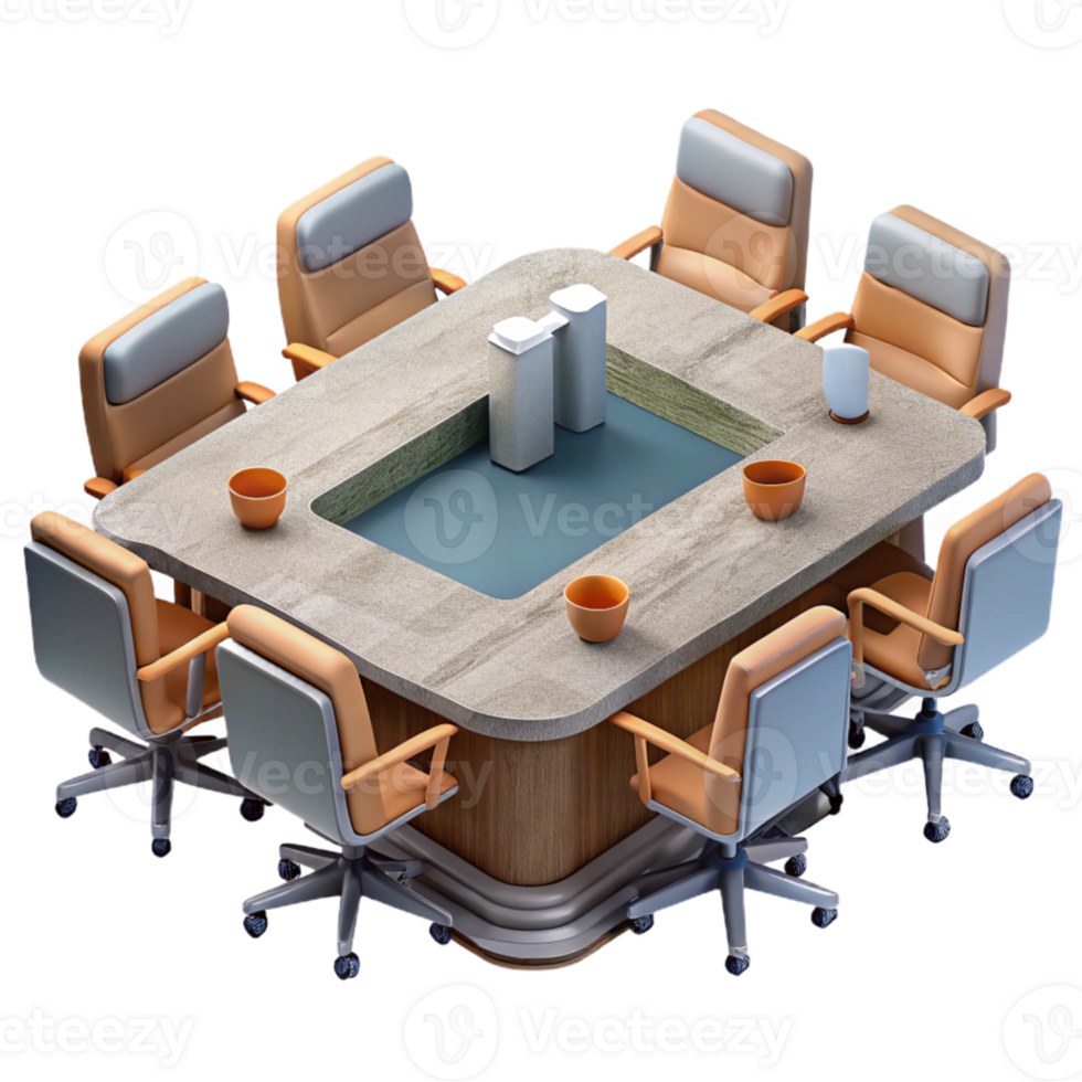 magnificent classic Virtual Conference Room Isolated Element professional png