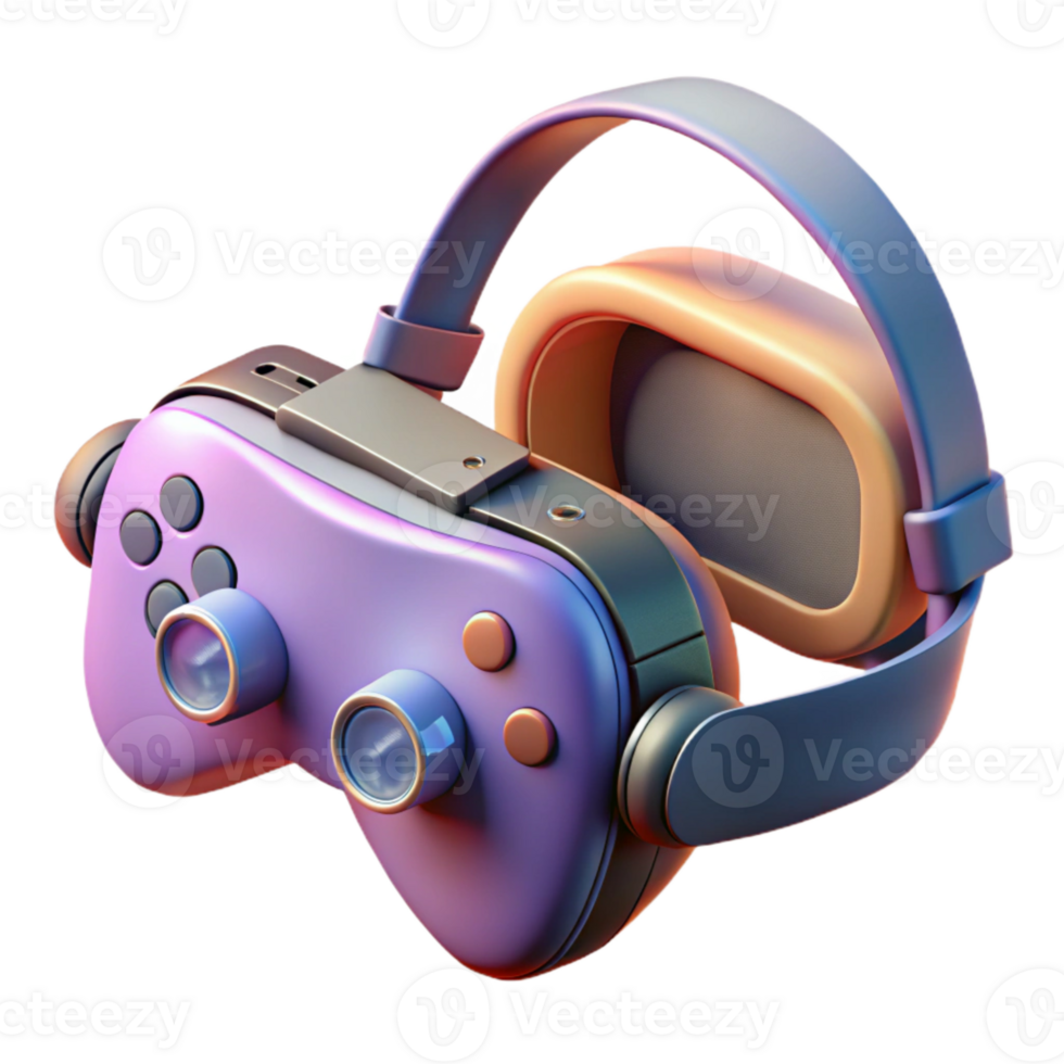 extraordinary modern Vr Headset with Controllers Transparent Background high resolution png