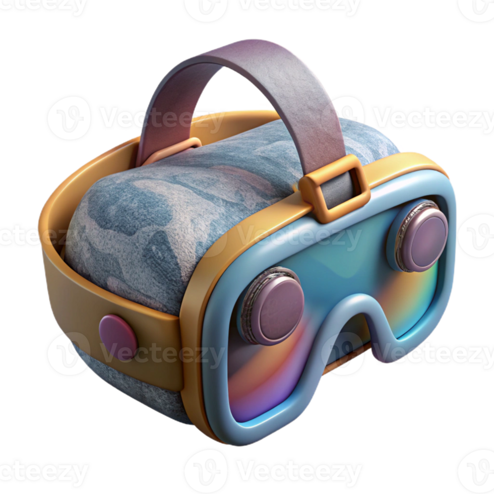 magnificent abstract Vr Headset with Customizable Settings Isolated original png