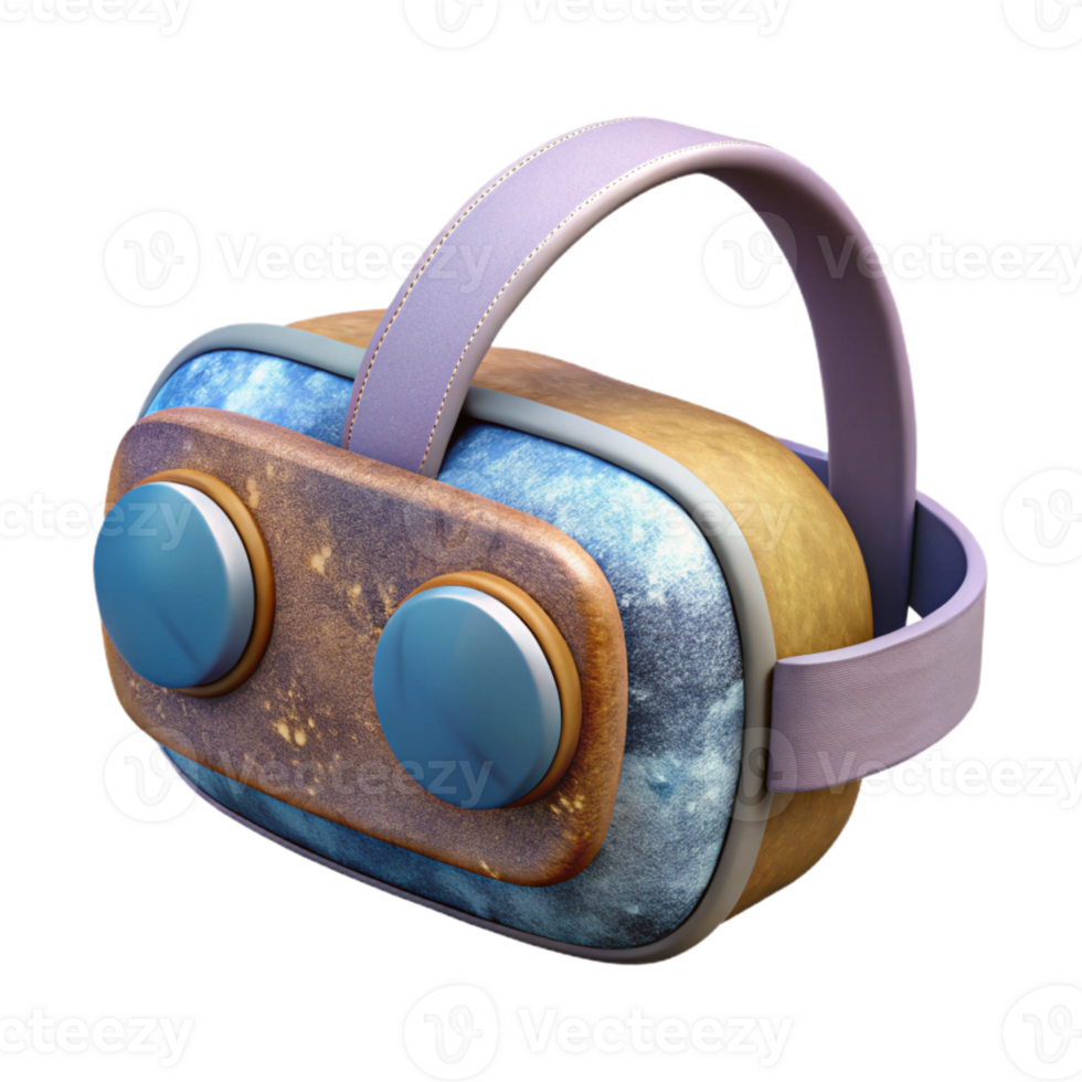 magnificent rustic Vr Headset with Customizable Settings Isolated authentic png