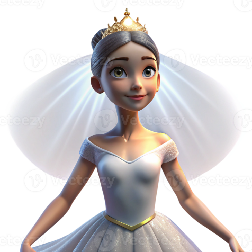stunning artistic Portrait of a Graceful Ballerina with Flowing high quality png