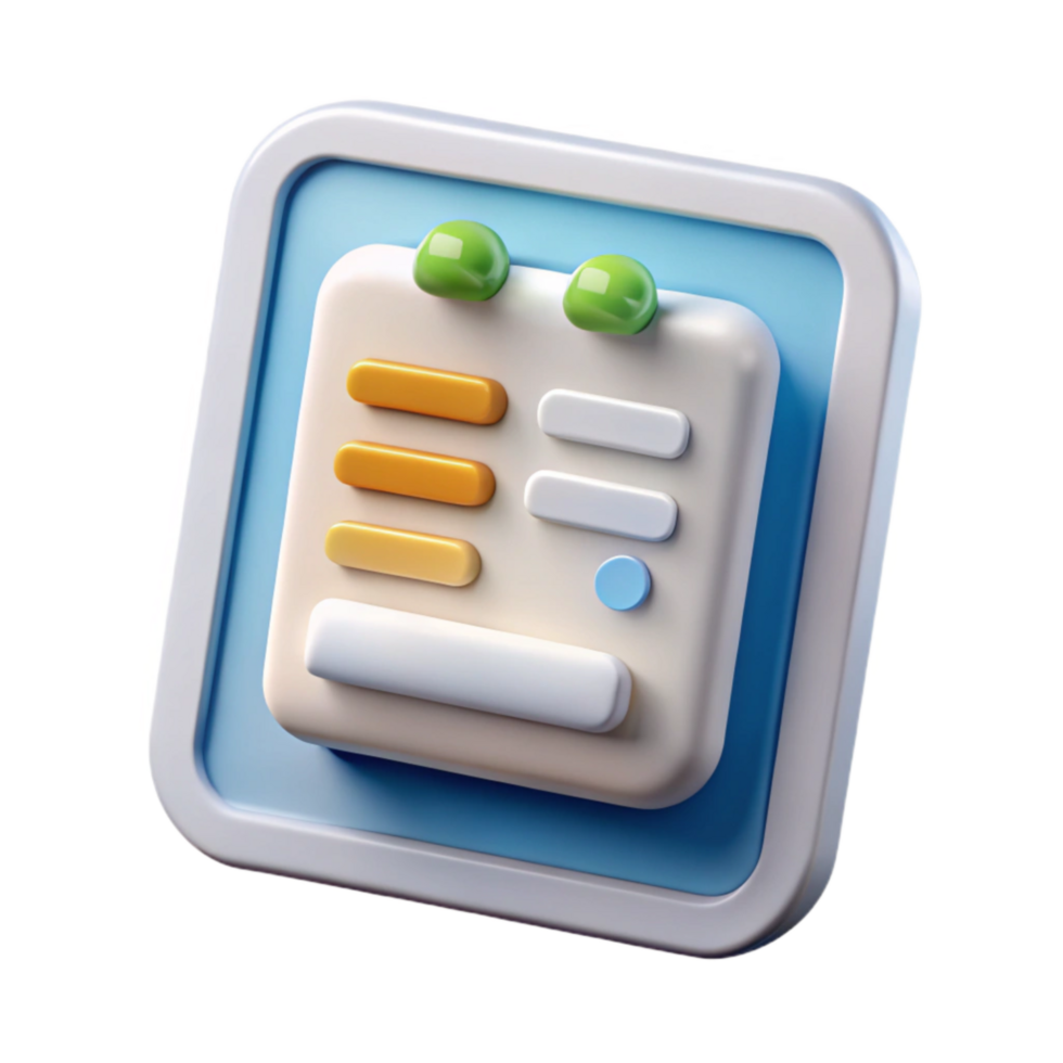 stunning contemporary White Tablet Showing Webinar Interface Cutout Element professional png