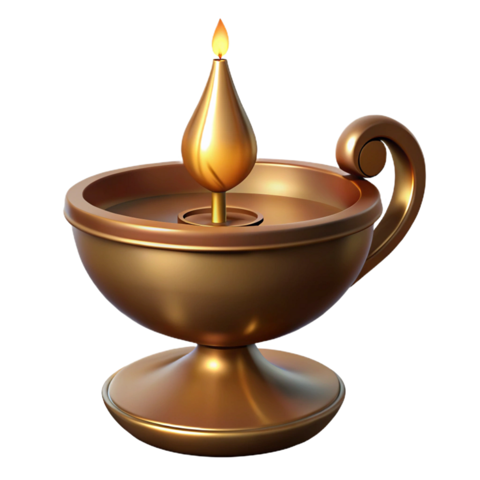 elegant modern Aarti Lamp Brass Diwali Ceremony exclusive png