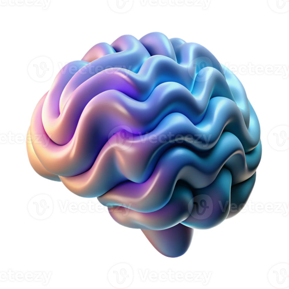 wonderful minimalist Abstract Brain Waves Pattern Cutout original png