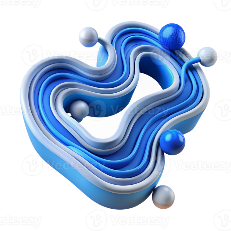 beautiful traditional Abstract Data Stream with Blue Lines Cutout original png