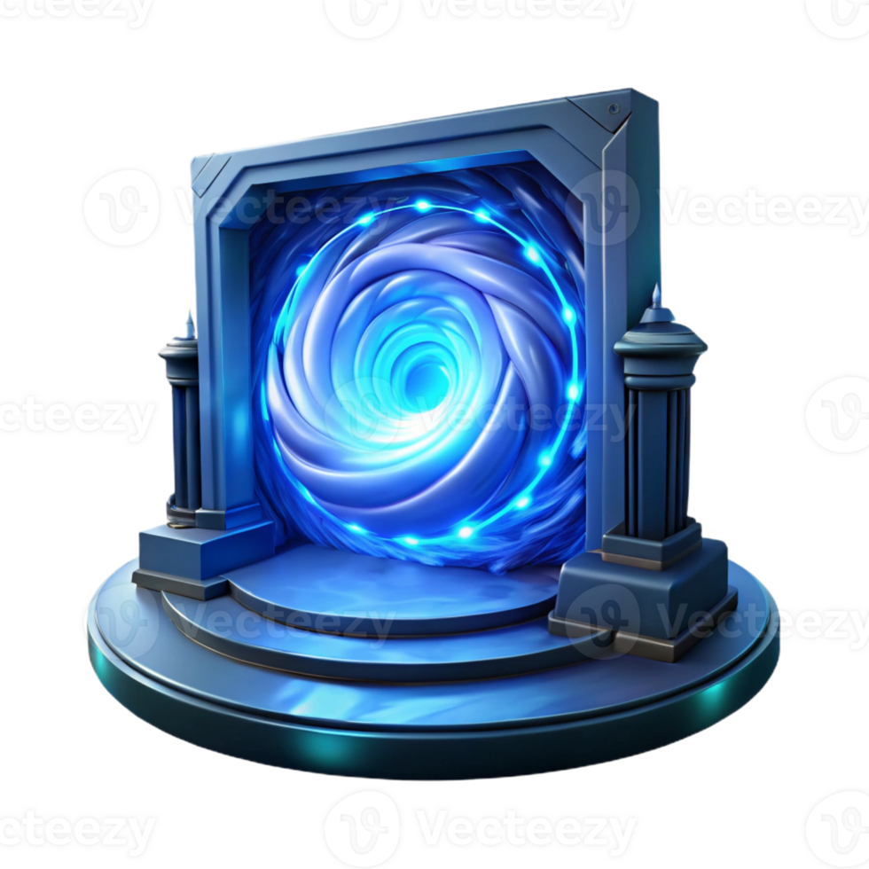 stunning abstract A Teleportation Portal Swirling Energy Pa high quality png