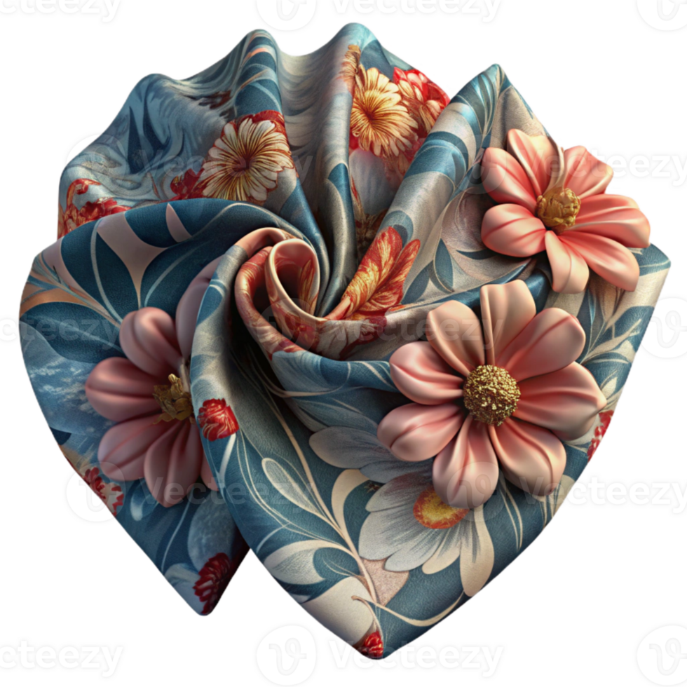 stunning traditional Abstract Floral Print Design Cutout high quality png