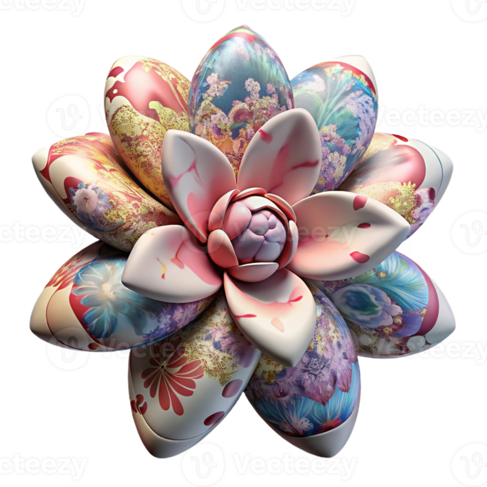 extraordinary abstract Abstract Floral Print Design Cutout high quality png