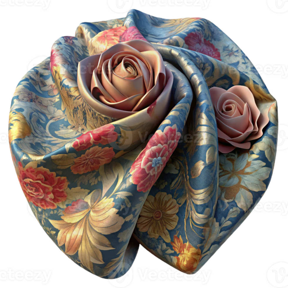 elegant creative Abstract Floral Print Design Cutout png