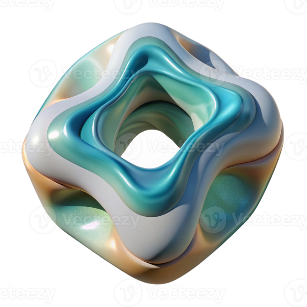 extraordinary vintage Abstract Resin Sculpture Transparent Effect Cutout Element high resolution png