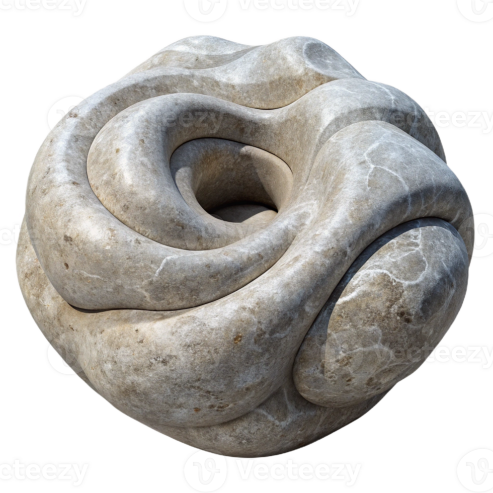 beautiful rustic Abstract Stone Sculpture Textured Finish premium png