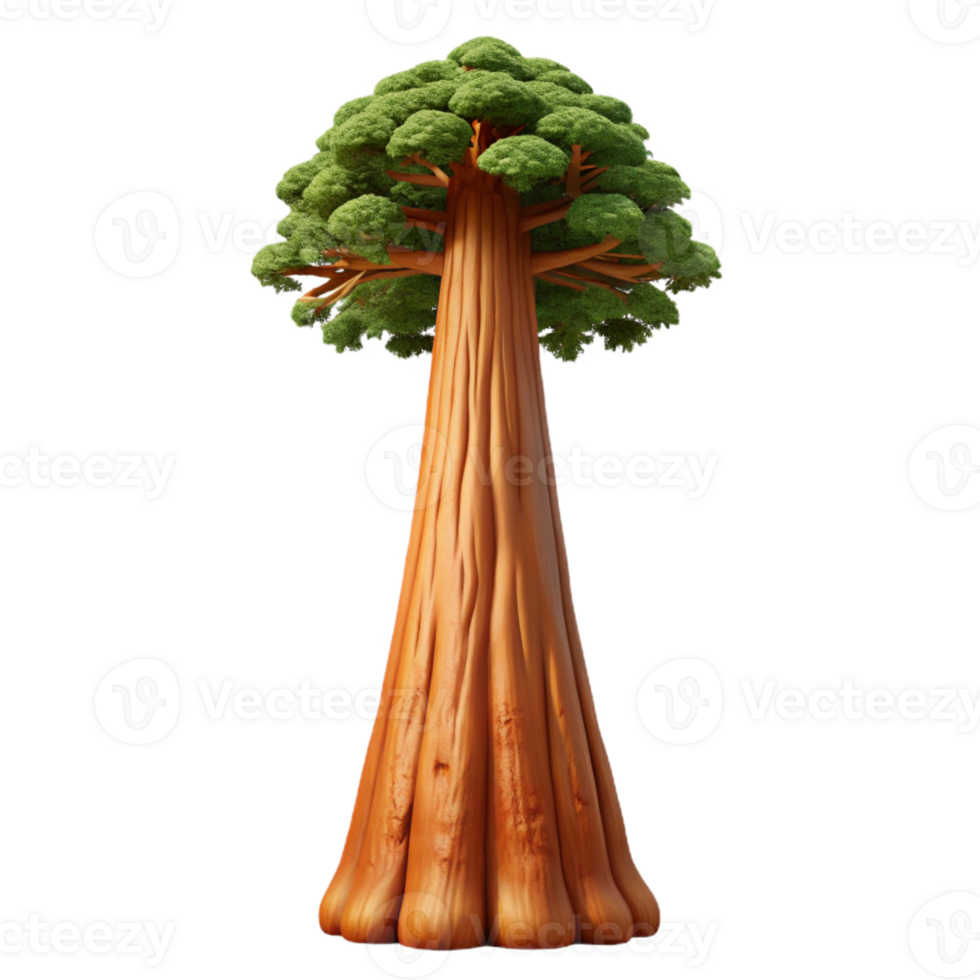 vibrant abstract A Giant Sequoia Tree Reaching Towards the H high resolution png