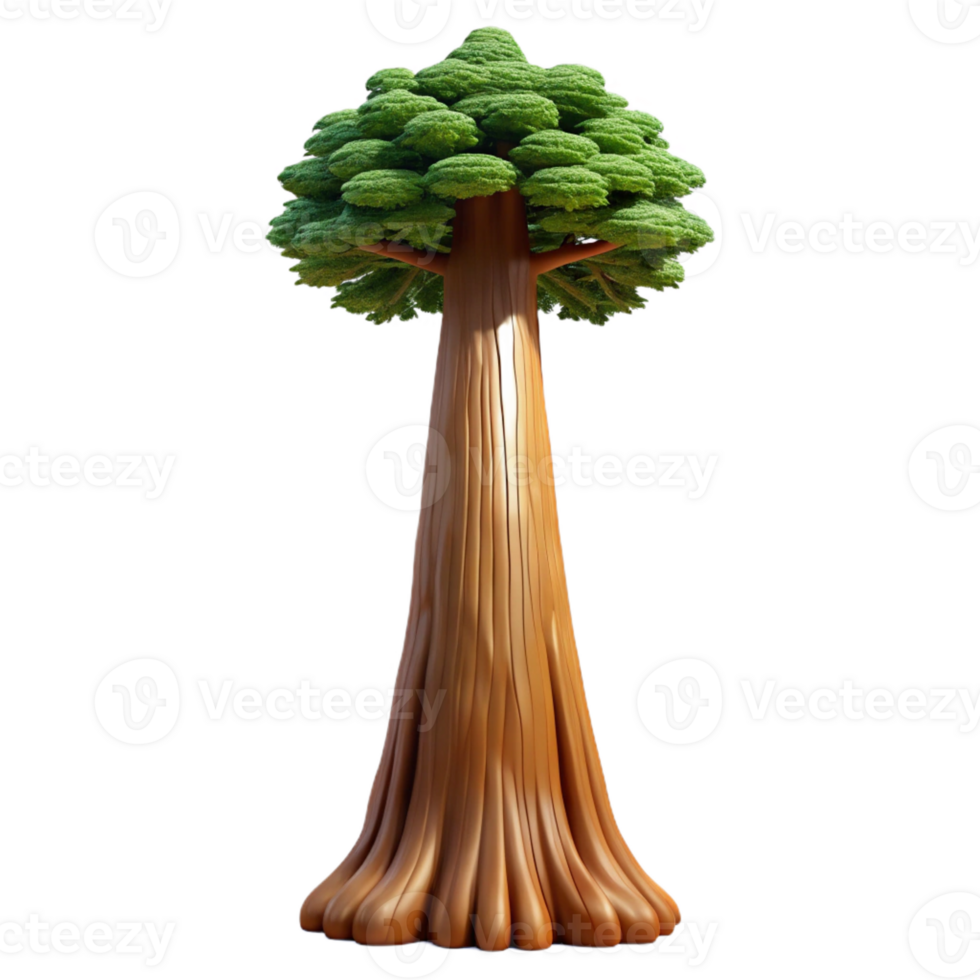 elegant rustic A Giant Sequoia Tree Reaching Towards the H original png