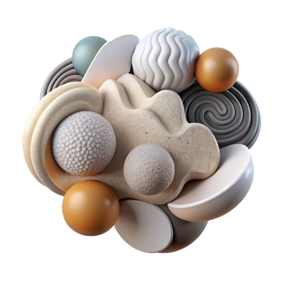 wonderful minimalist Abstract Thought Process Illustration Element png