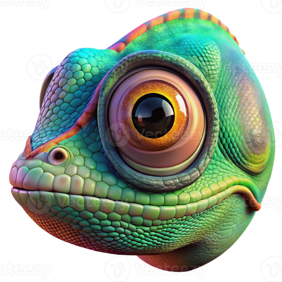 elegant classic A Close Up of a Chameleon S Eye Its Intri authentic png