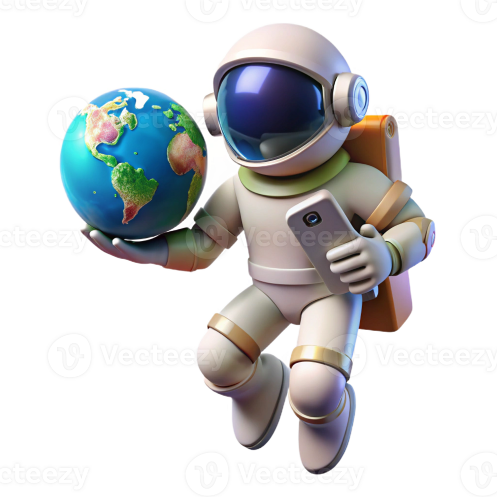 stunning modern A Solitary Astronaut Floating in Space H high quality png