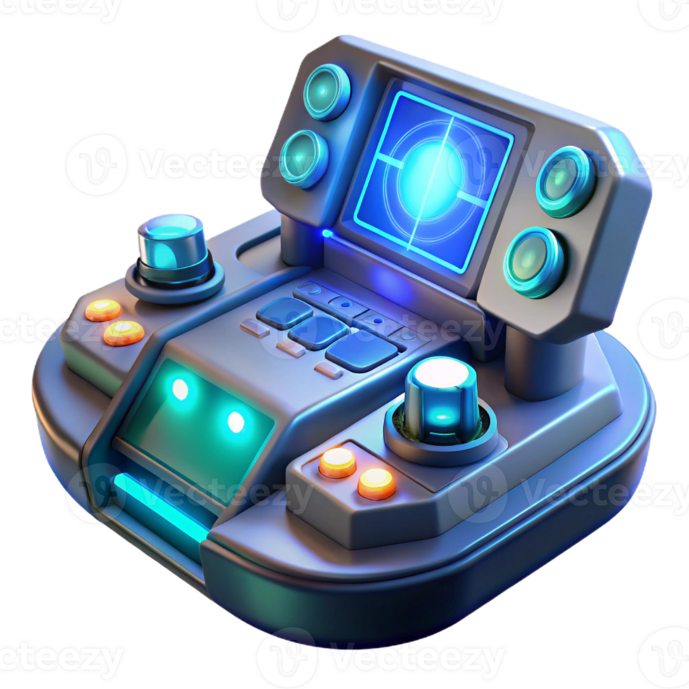 wonderful classic A Futuristic Control Panel with Glowing But exclusive png